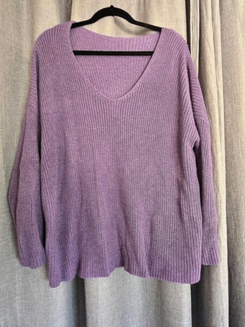 Purple Knit Sweater